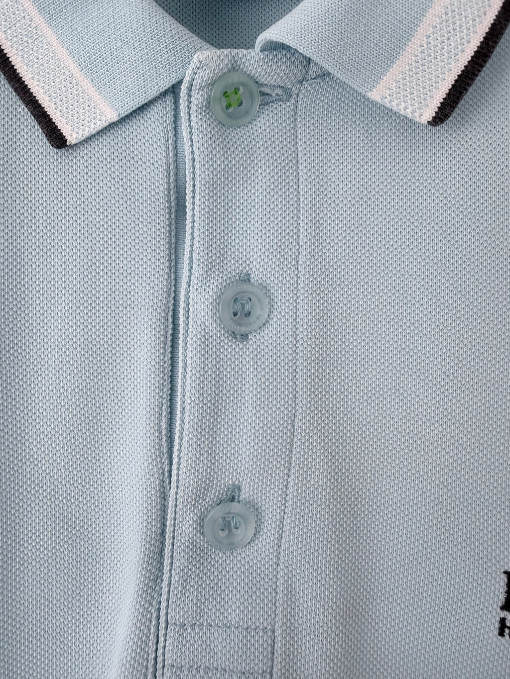 BOSS Hugo Boss Light Blue Regular Fit Polo Shirt Size M