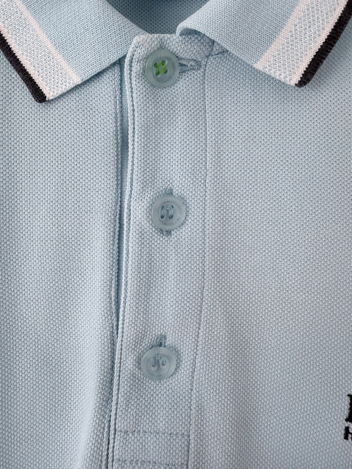BOSS Hugo Boss Light Blue Regular Fit Polo Shirt Size M