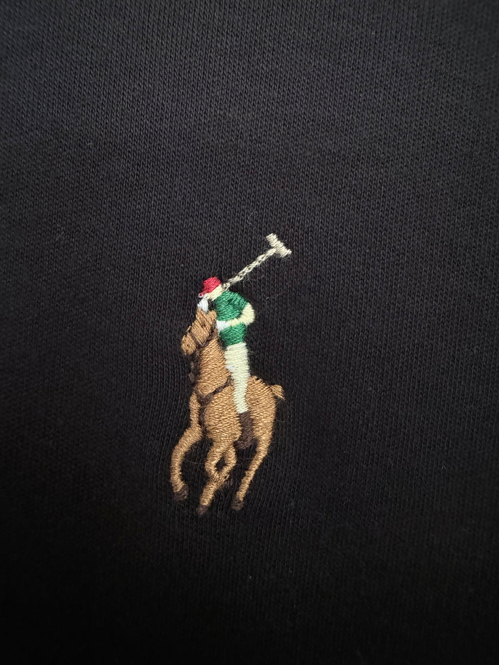 Polo Ralph Lauren Black Slim Fit Polo Shirt Size S