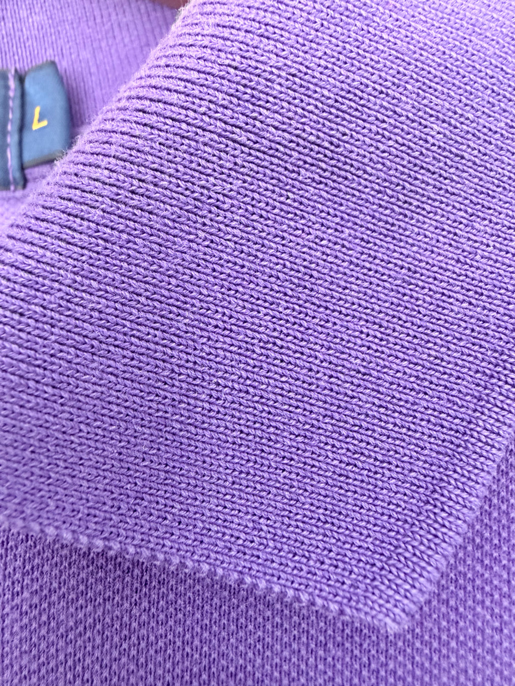 Polo Ralph Lauren Purple Classic Fit Polo Shirt Size L