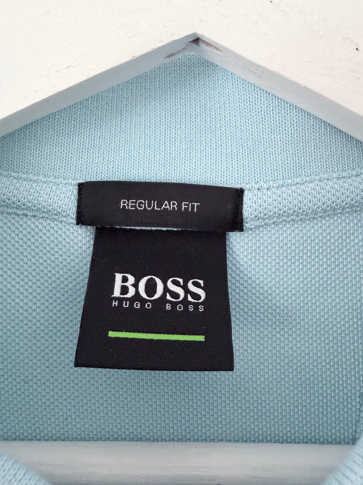 BOSS Hugo Boss Light Blue Regular Fit Polo Shirt Size M