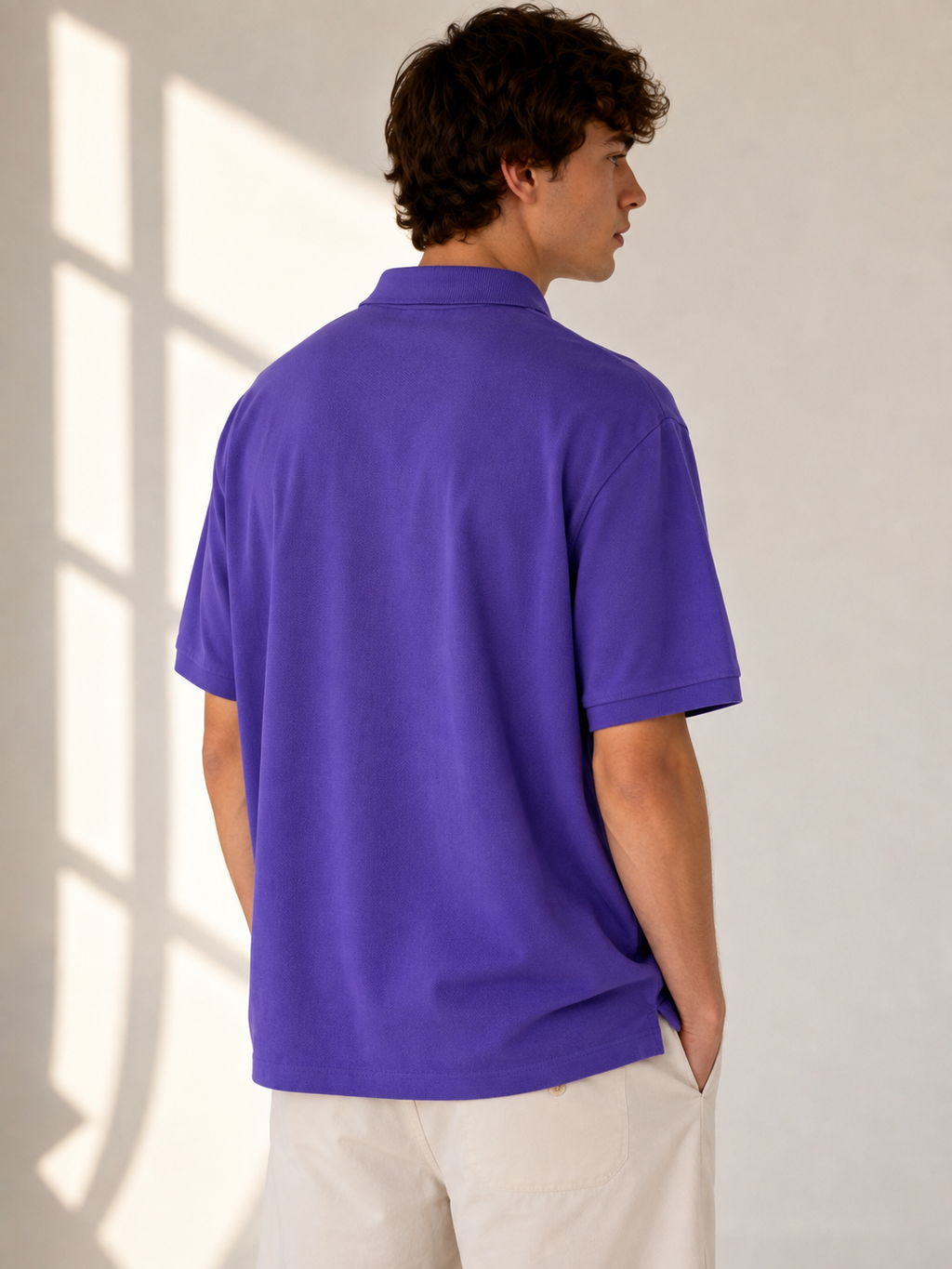 Polo Ralph Lauren Purple Classic Fit Polo Shirt Size L