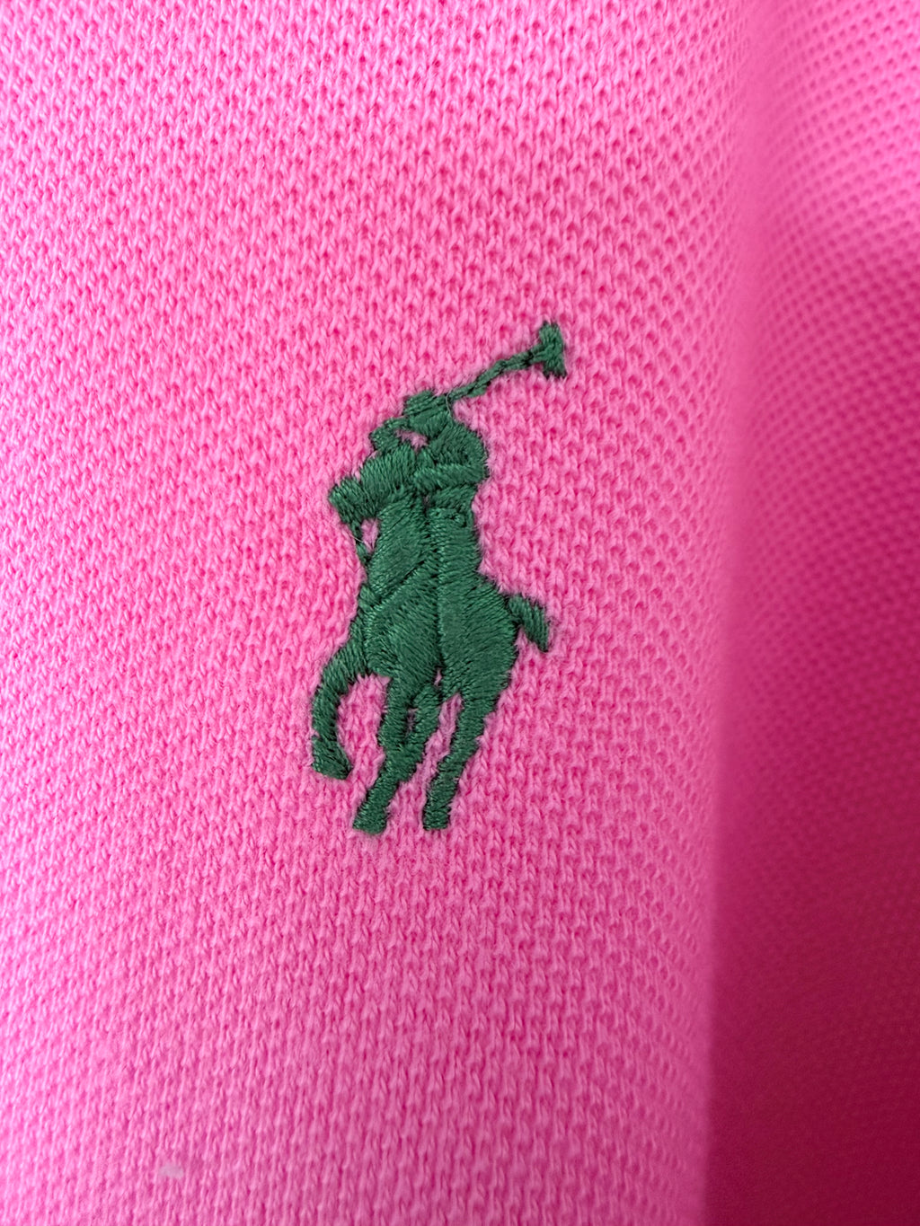 Polo Ralph Lauren Pink Long Sleeve Polo Shirt Size 2XLT