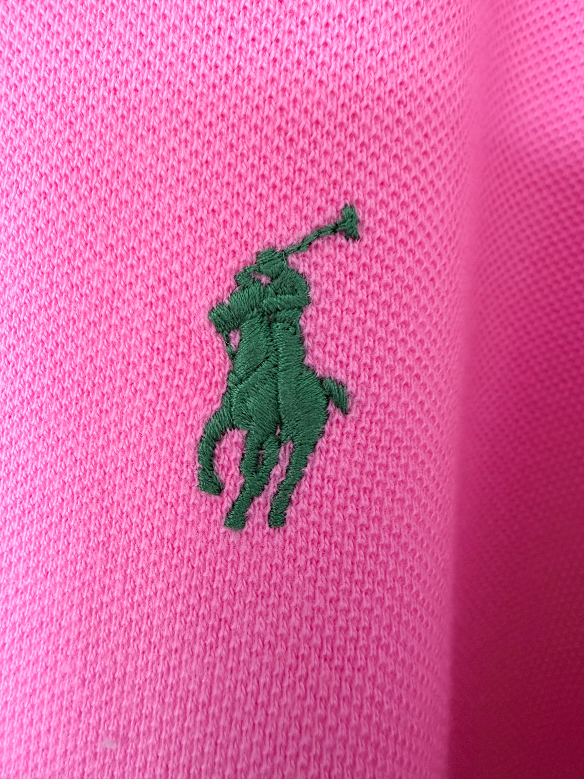 Polo Ralph Lauren Pink Long Sleeve Polo Shirt Size 2XLT