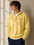 Polo Ralph Lauren Quarter Zip Jumper Light Yellow Size XL
