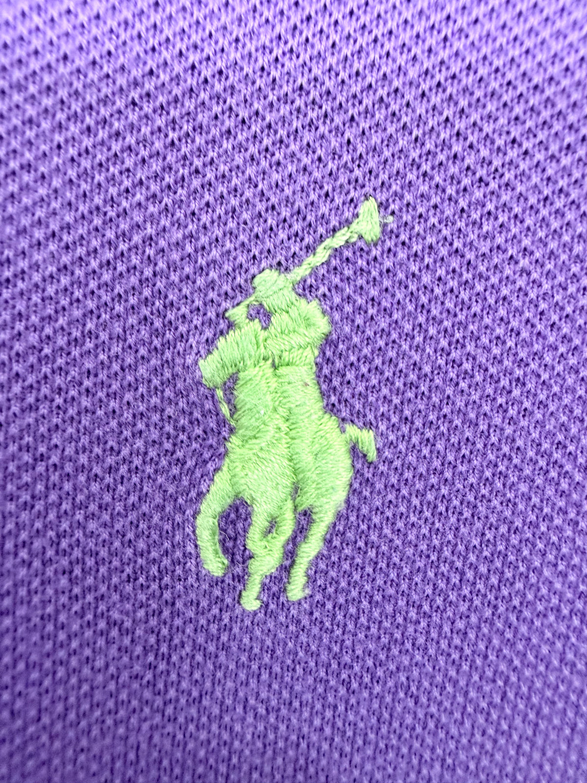 Polo Ralph Lauren Purple Classic Fit Polo Shirt Size L