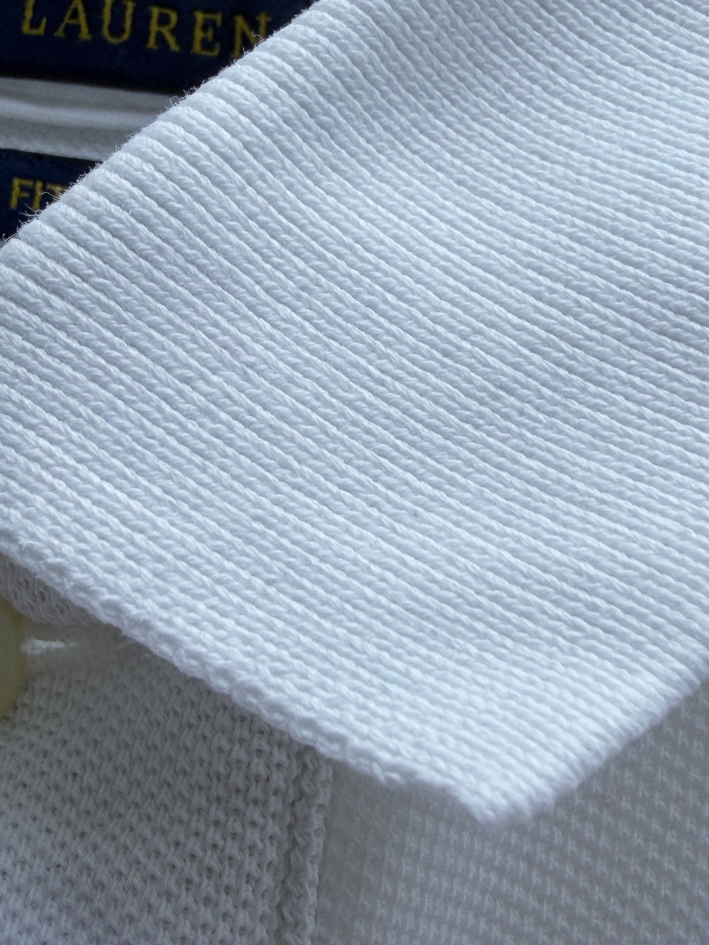 Polo Ralph Lauren White Slim Fit Polo Shirt Size L