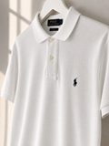 Polo Ralph Lauren White Slim Fit Polo Shirt Size L