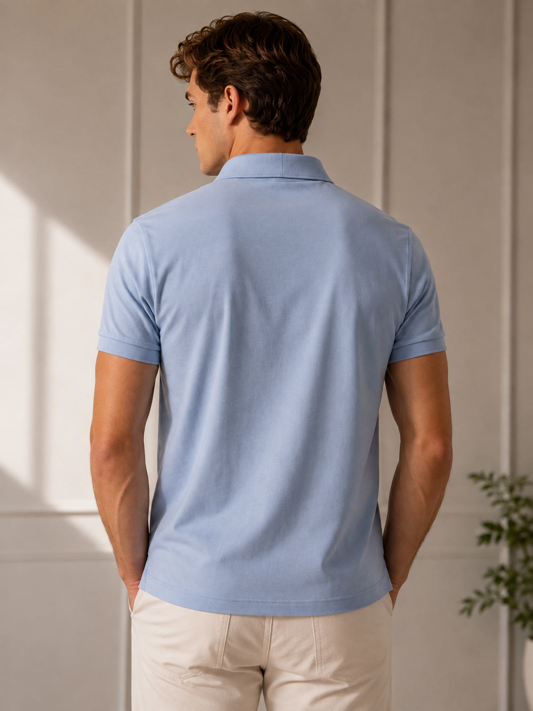 Polo Ralph Lauren Light Blue Polo Shirt – Size L Tal