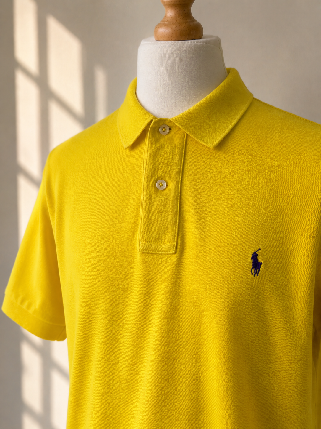 Polo Ralph Lauren Yellow Polo Shirt Size M