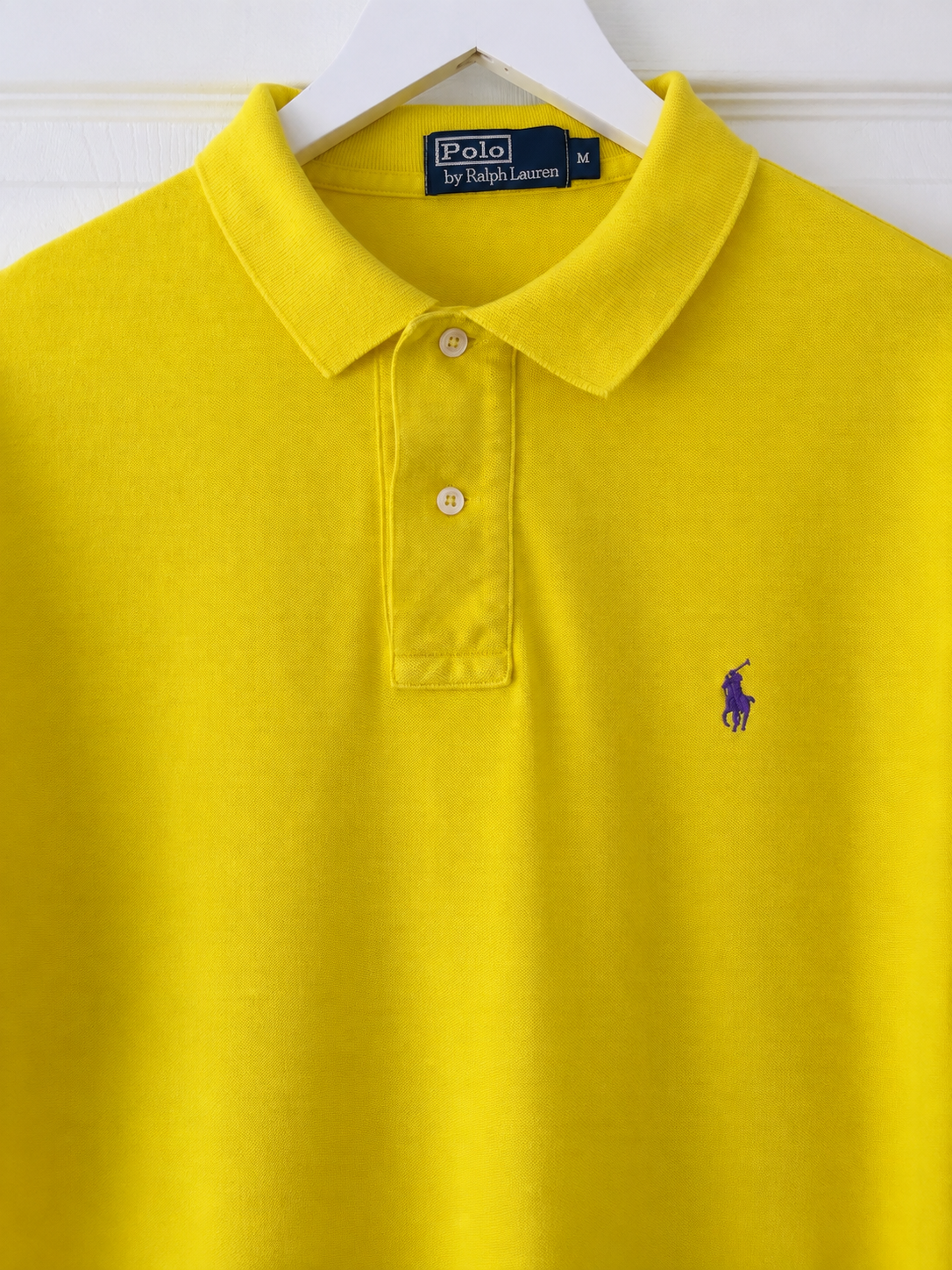 Polo Ralph Lauren Yellow Polo Shirt Size M