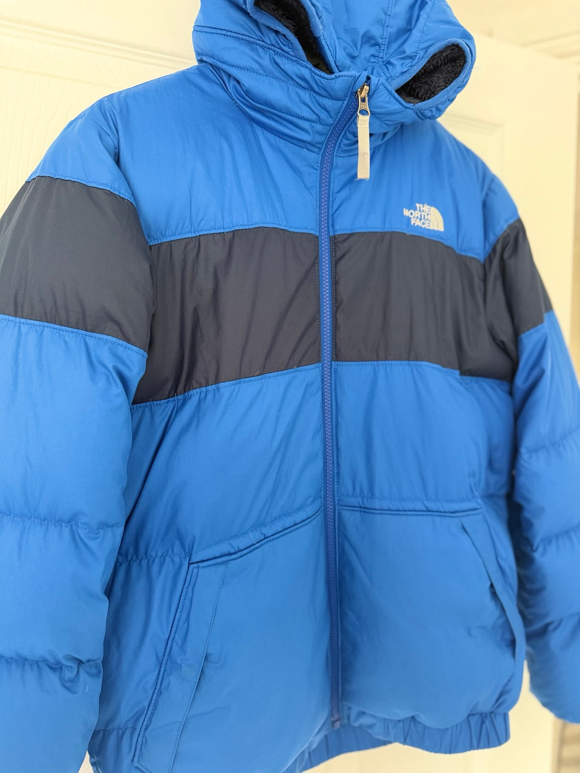 The North Face blue puffer jacket XL 2