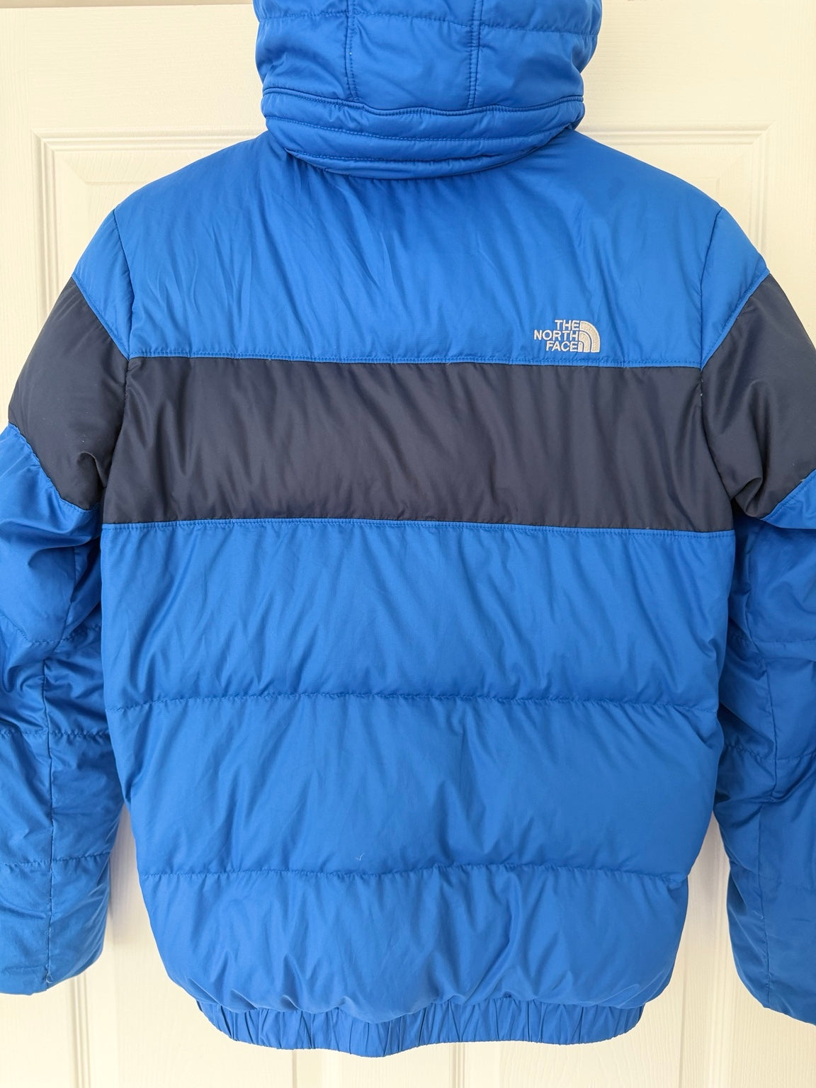 The North Face blue puffer jacket XL 5