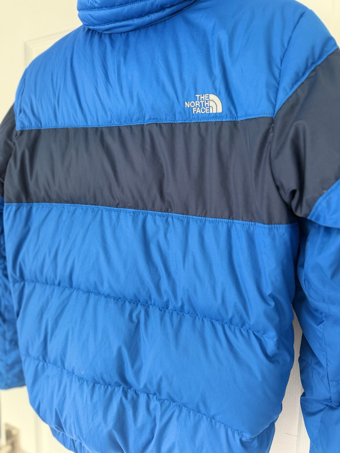 The North Face blue puffer jacket XL 4