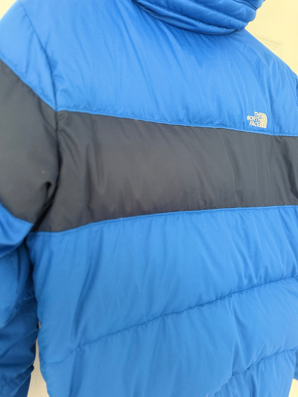 The North Face blue puffer jacket XL 6