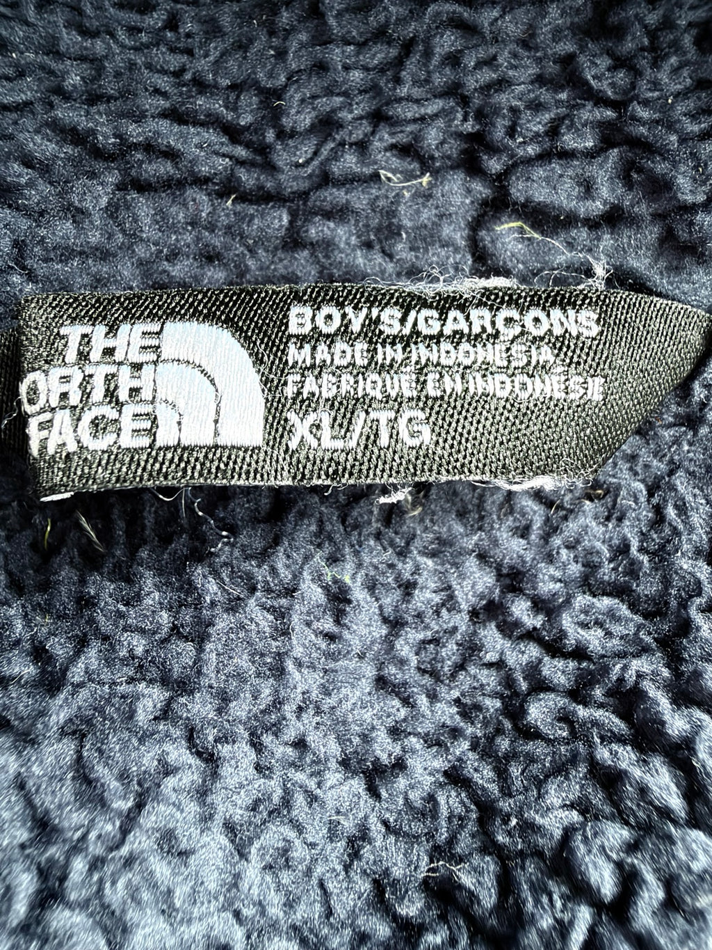 The North Face blue puffer jacket XL 8