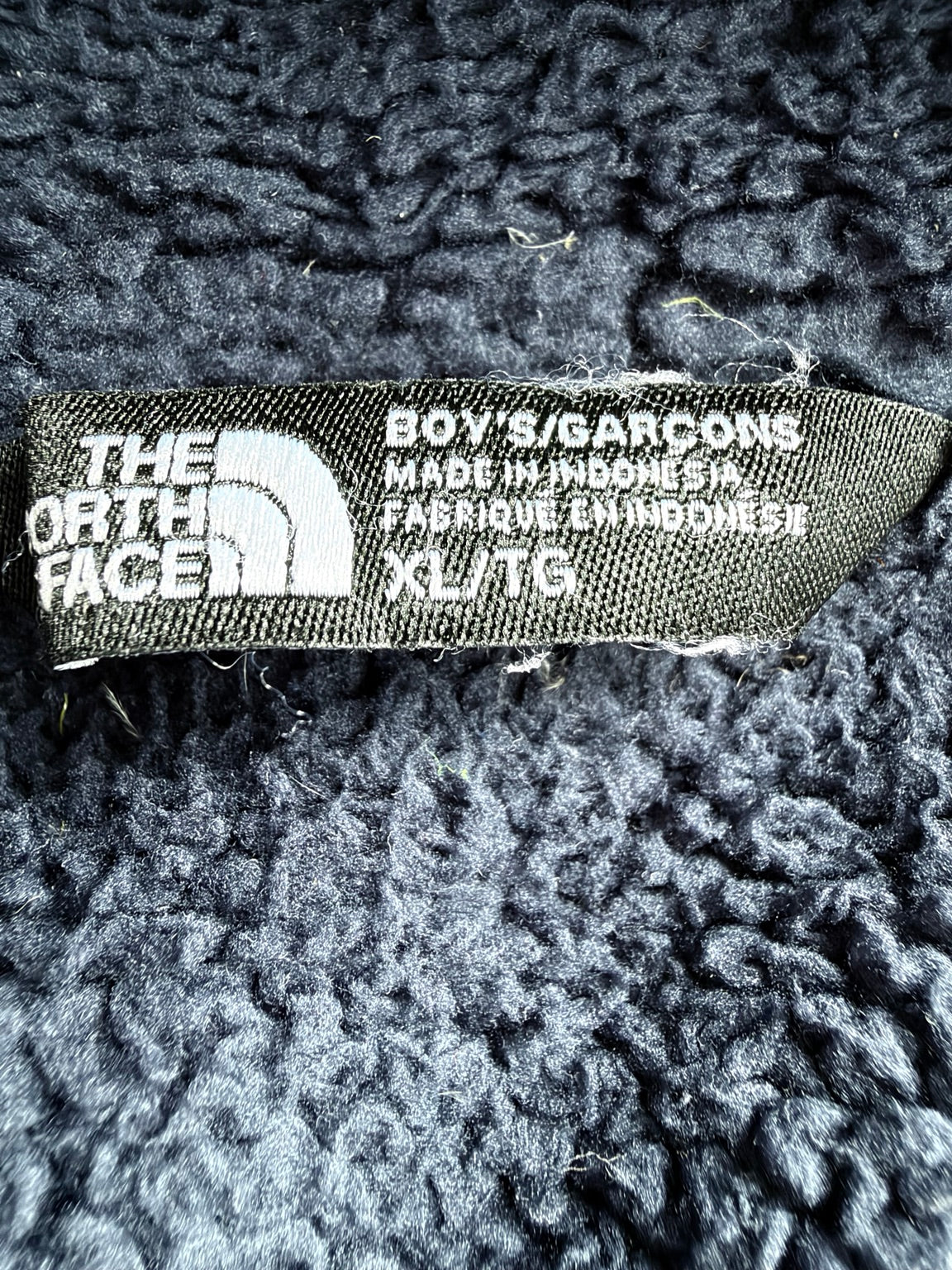 The North Face blue puffer jacket XL 8