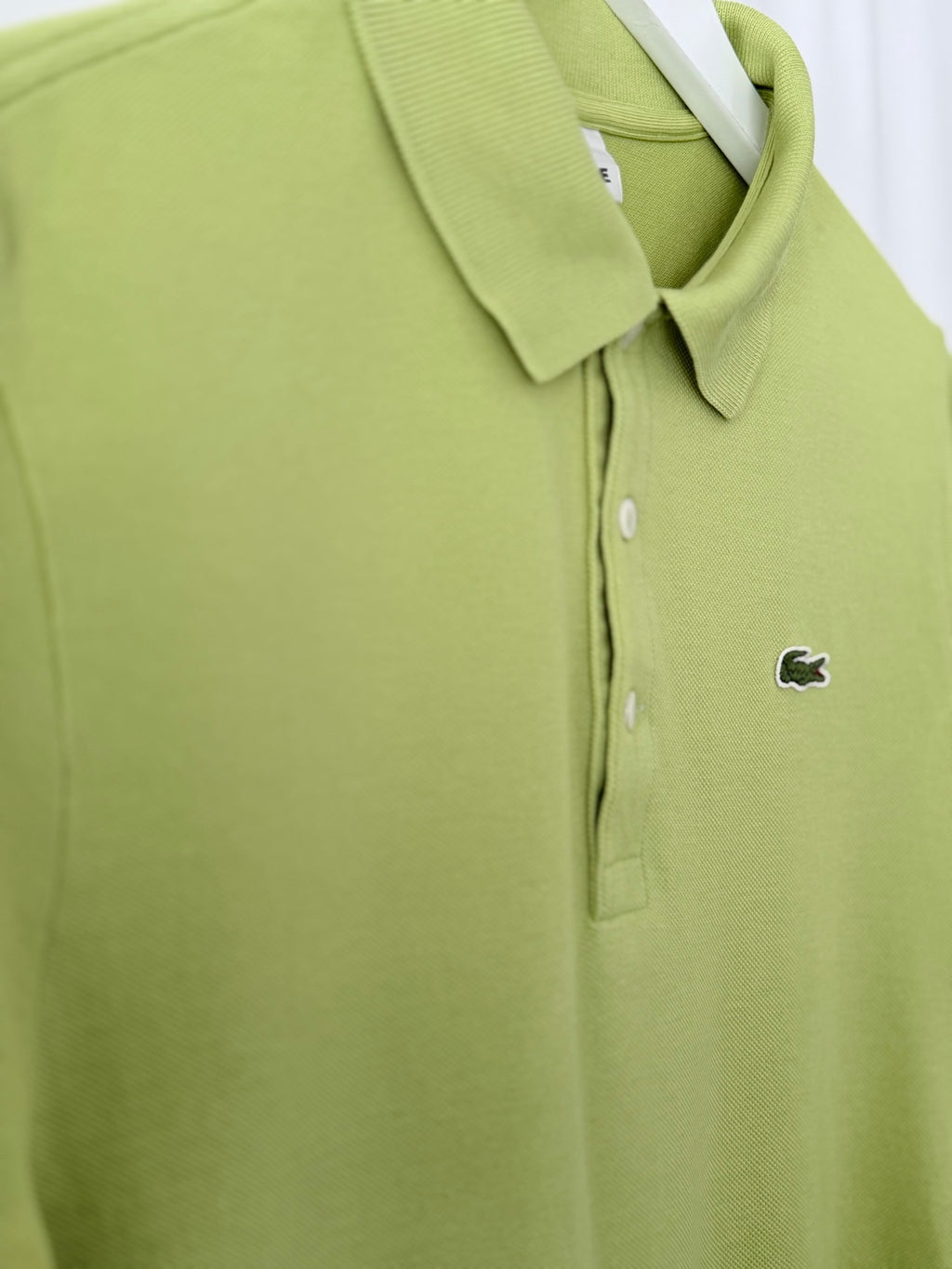 Lacoste green slim fit polo shirt