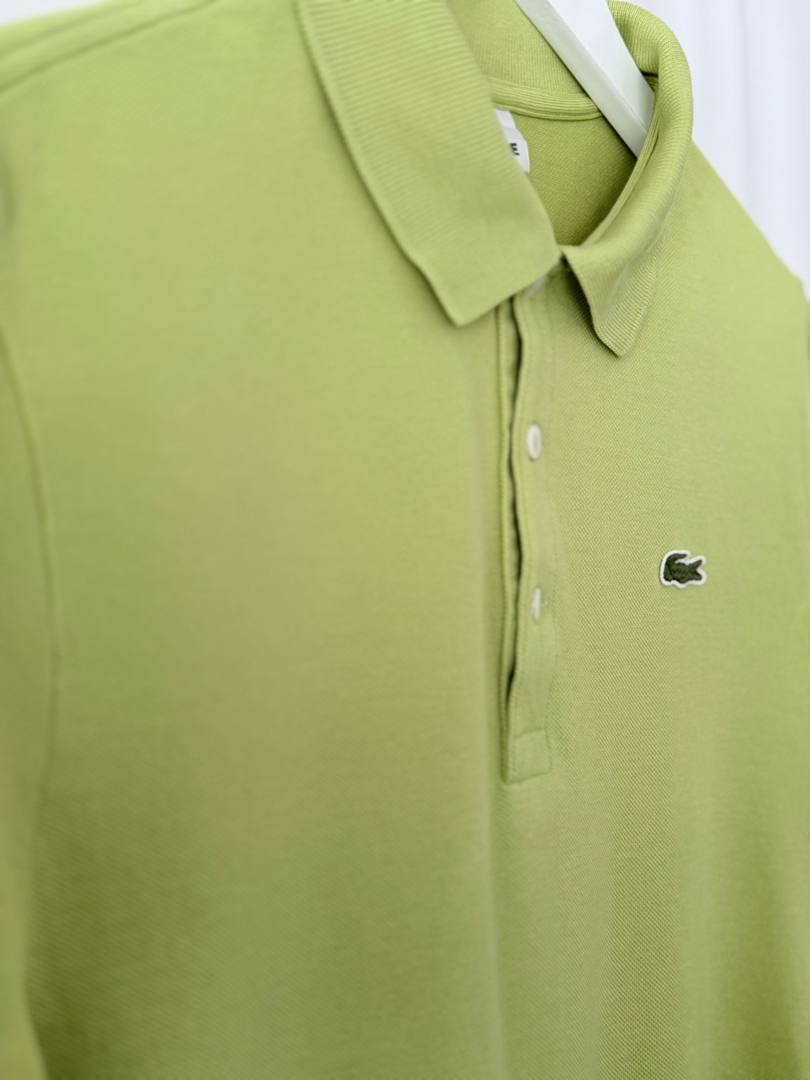 Lacoste green slim fit polo shirt