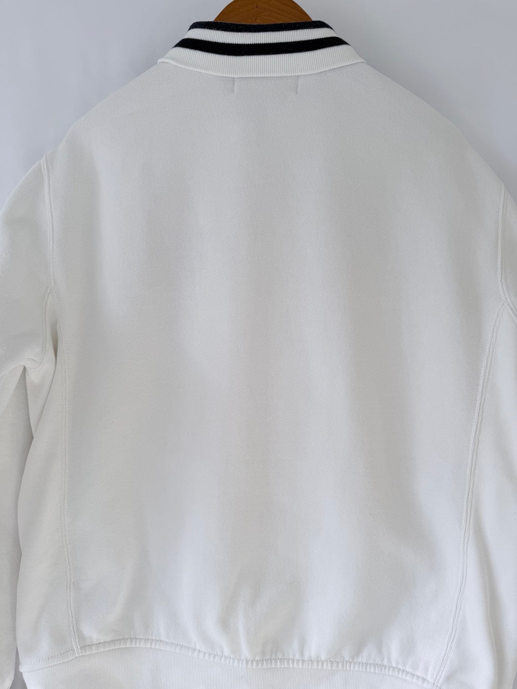 Polo Ralph Lauren white navy track jacket back