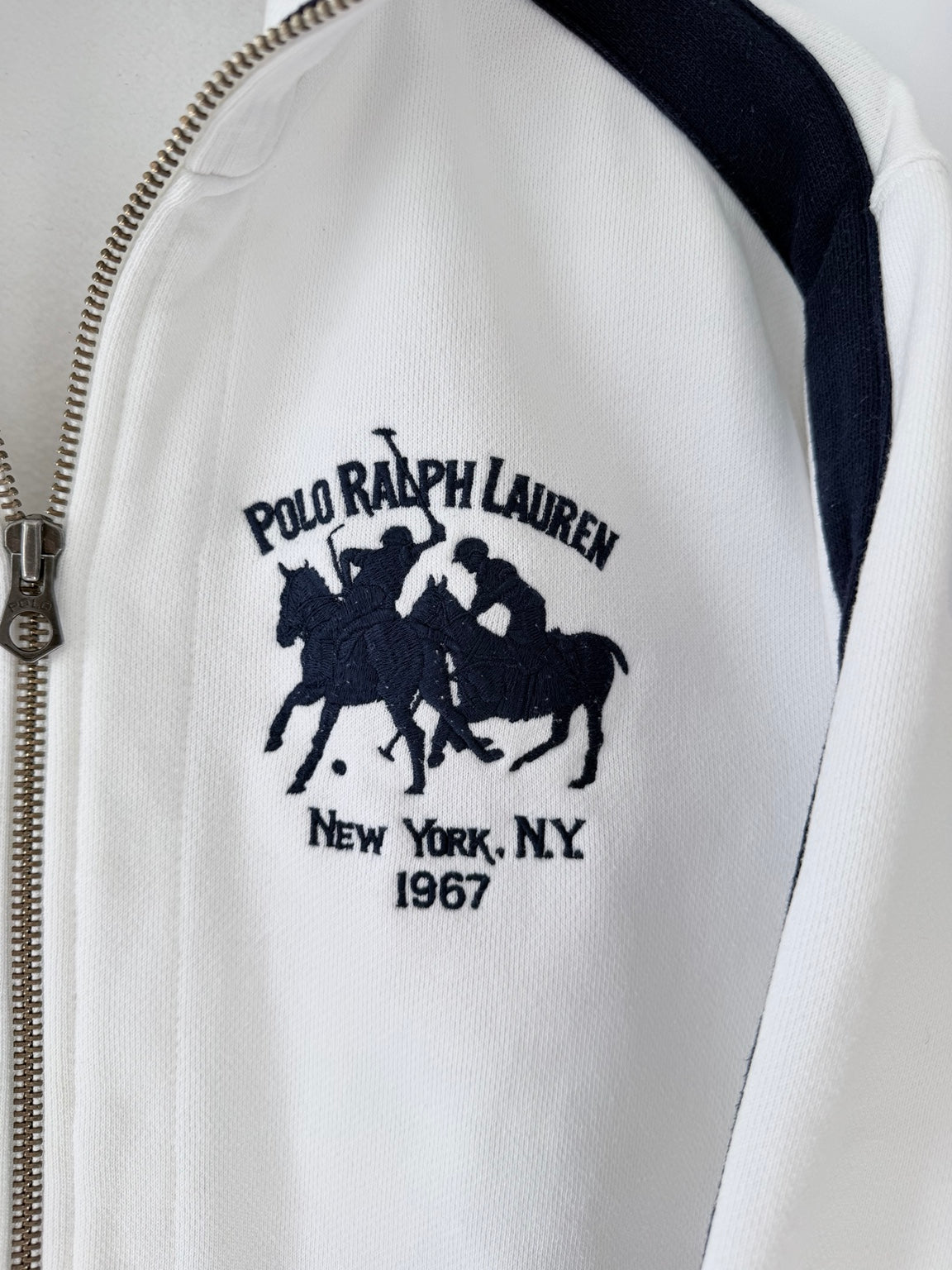 Polo Ralph Lauren track jacket embroidered logo detail